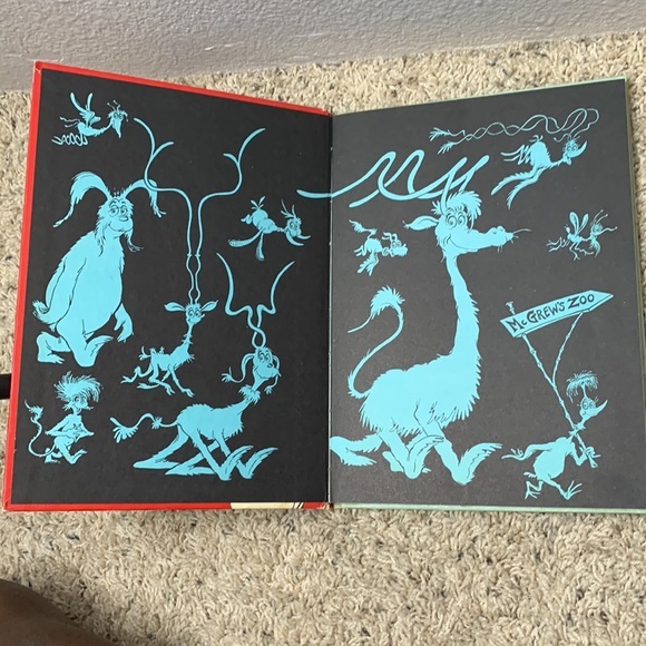 If I Ran the Zoo Dr. Seuss Random House 1950 Hardcover Book Large Banned - Picture 5 of 16